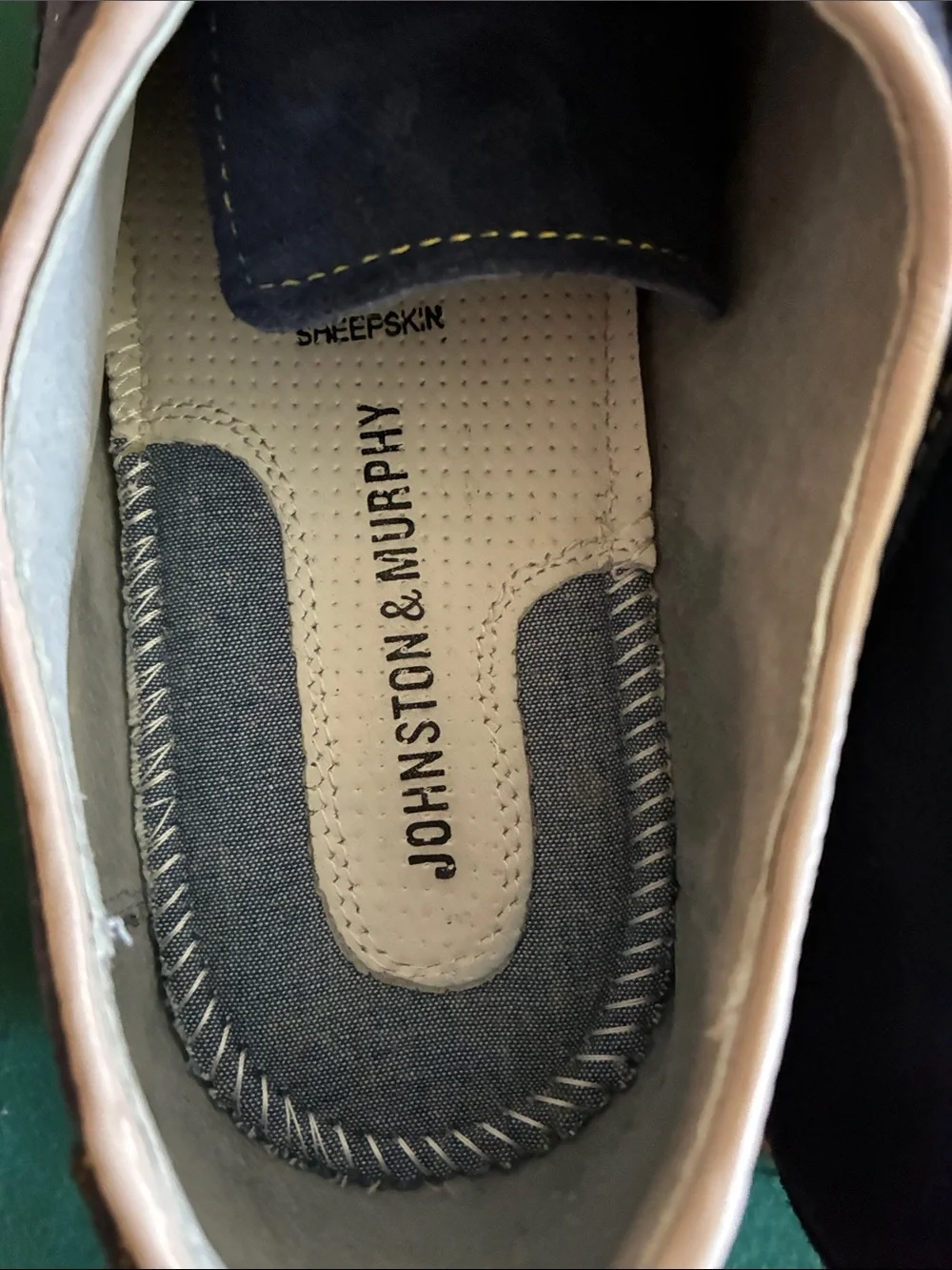 Johnston & Murphy wingtip suede